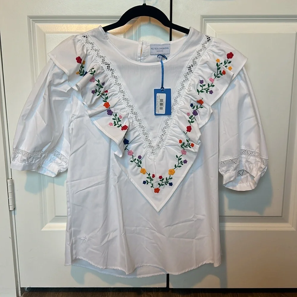 MI GOLONDRINA GABRIELA BLOUSE
Gabriela Blanca Arroyo - Picture 3 of 5